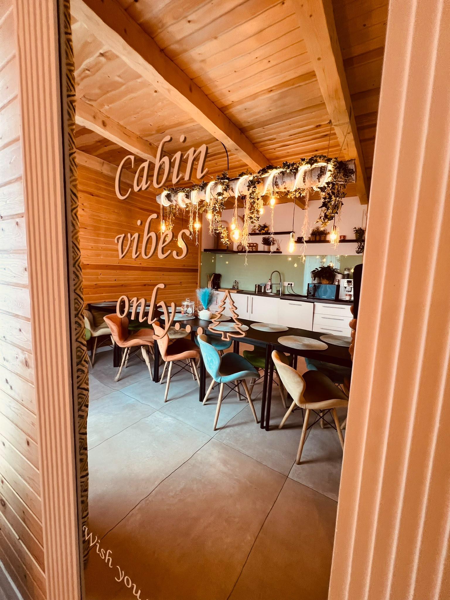 Zona de dining Valley View Cabin